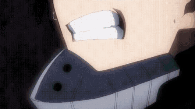a close up of a person 's face with a mask on their face .