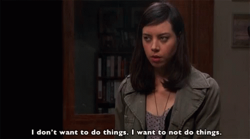 Dont Dont Make Me Do Things GIF - Dont Dont Make Me Do Things April Ludgate GIFs