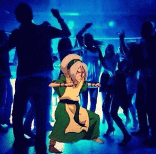 Dancing Toph Toph GIF - Dancing Toph Toph Avatar The Last Airbender GIFs