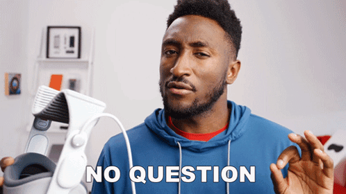 No Question Marques Brownlee GIF - No Question Marques Brownlee It Is Clear GIFs