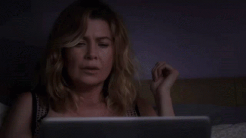 Greys Anatomy Meredith Grey GIF - Greys Anatomy Meredith Grey Throws Laptop GIFs