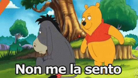 Cartoni Animati Winnie The Pooh Non Me La Sento Non Ho Voglia GIF - Cartoons Winnie The Pooh I Dont Feel Like It GIFs