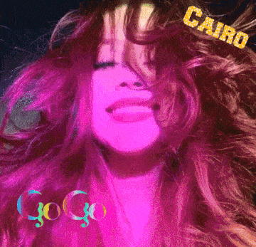 a picture of a woman with the name cairo on her head