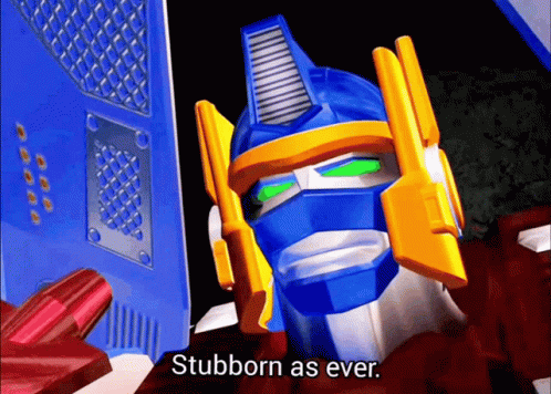 Transformers Optimus Primal GIF - Transformers Optimus Primal Stubborn As Ever GIFs