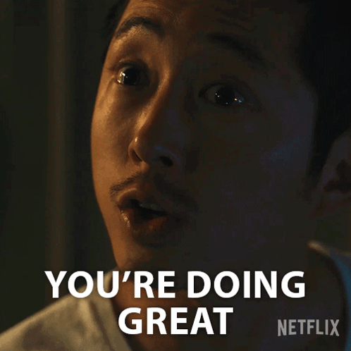 Youre Doing Great Danny Cho GIF - Youre Doing Great Danny Cho Steven Yeun GIFs