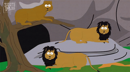 Laughing Lion Lions GIF - Laughing Lion Lions South Park GIFs