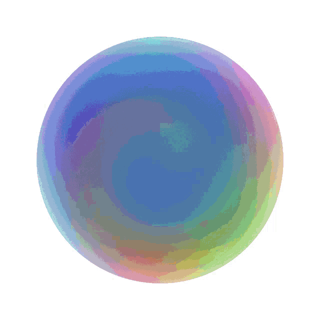 a colorful circle with a white background and a purple center