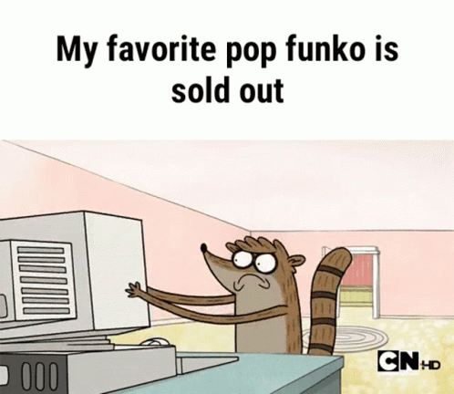Funko Pop Sold Out GIF