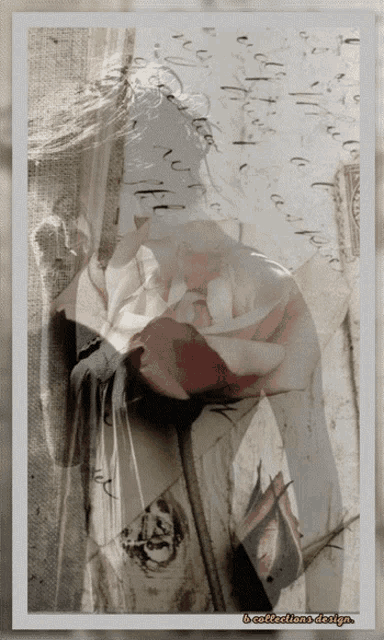 a picture of a rose and a letter with the words l' ecollectione design on the bottom