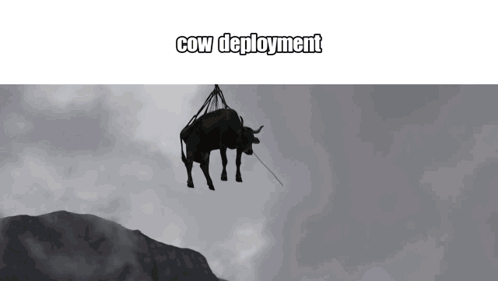 Cow Cow Deployment GIF - Cow Cow Deployment Deploy GIFs