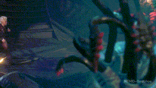 a computer generated image of a sea monster with nemo beatrice written in the lower right corner