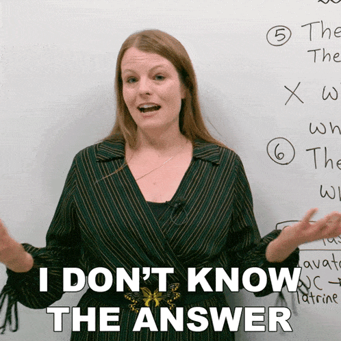 I Don'T Know The Answer Emma GIF - I Don'T Know The Answer Emma Engvid GIFs