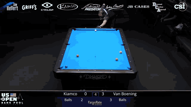 a pool table that has the word diamond on the top