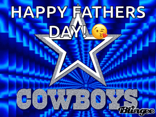 a happy fathers day cowboys greeting card