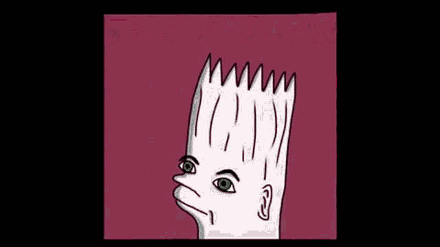 a cartoon drawing of a person with green eyes and the words consume my pant