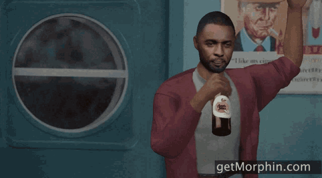 Idris Elba Sad Drink GIF - Idris Elba Sad Drink Sad GIFs