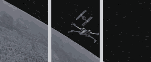 a star wars x-wing fighter plane is flying through the air in the rain .