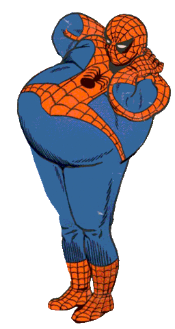 Fatty Spiderman GIF - Spiderman Fat Dance GIFs