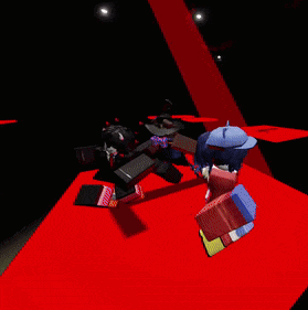 a girl is playing a guitar in a video game while another girl looks on