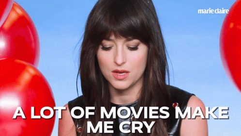 A Lot Of Movies Make Me Cry Dakota Johnson GIF - A Lot Of Movies Make Me Cry Dakota Johnson Stay Home GIFs
