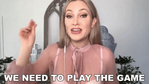 We Need To Play The Game Nicole Arbour GIF - We Need To Play The Game Nicole Arbour We Have To Go With It GIFs