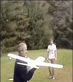 Heads Up! Ouch! GIF - Heads Up Airplane Ouch GIFs