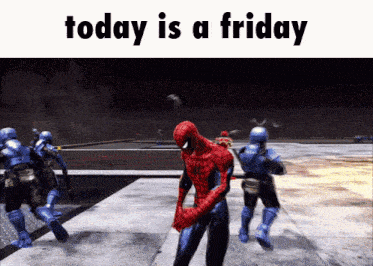 a picture of a video game with the words today is a friday on the bottom