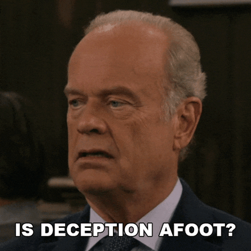 Is Deception Afoot Kelsey Grammer GIF - Is Deception Afoot Kelsey Grammer Frasier Crane GIFs