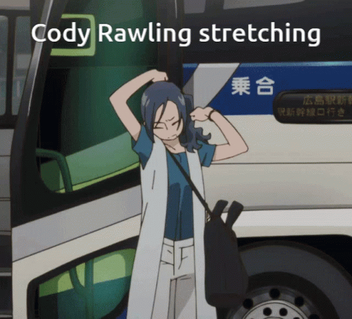 Cody Rawling Stretching GIF - Cody Rawling Stretching Looking For Magical Doremi GIFs