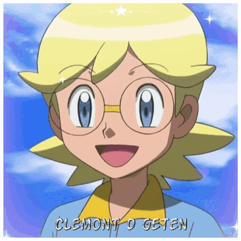a picture of a cartoon character with the name clermont o geten below it