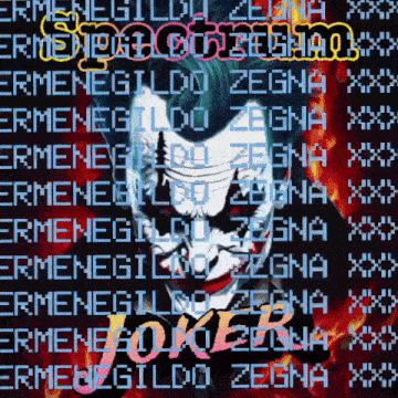 a picture of the joker is surrounded by a bunch of words