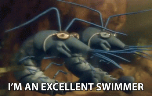 Shrimp Im An Excellent Swimmer GIF - Shrimp Im An Excellent Swimmer Lets Do This GIFs