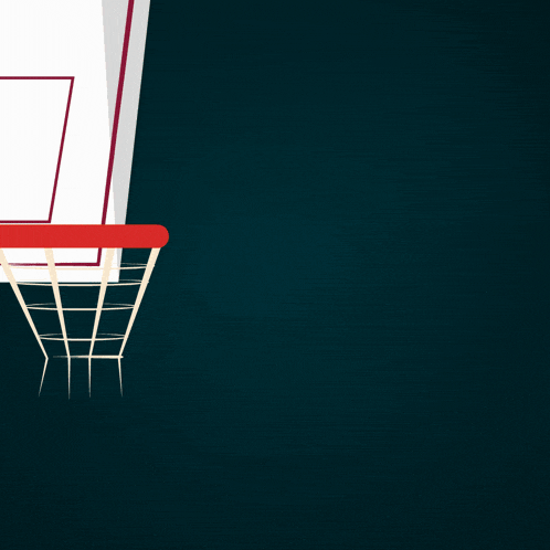 a hockey goalie 's helmet is visible in front of an orange basketball