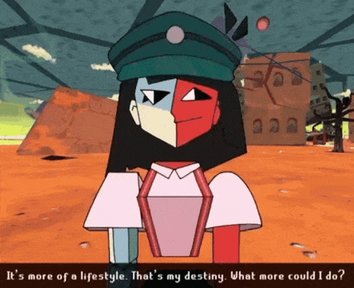 a cartoon character says it 's more of a lifestyle