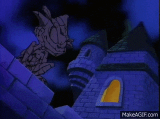 a close up of a cartoon character 's face with the website makeagif.com in the corner