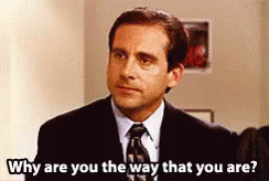 Why Are You The Way You Are The Office GIF - Why Are You The Way You Are The Office Michael Scott GIFs