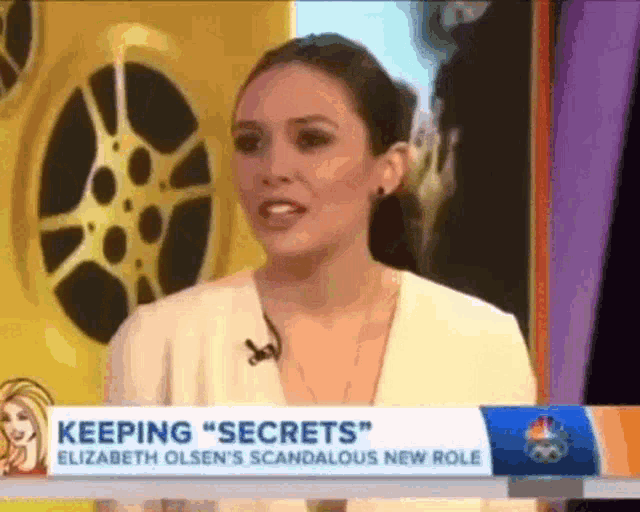 Newpistol Elizabeth Olsen Secrets GIF - Newpistol Elizabeth Olsen Secrets Kaiminaj GIFs