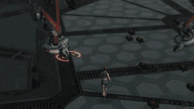 a video game screen shows a person with -90338 on the screen