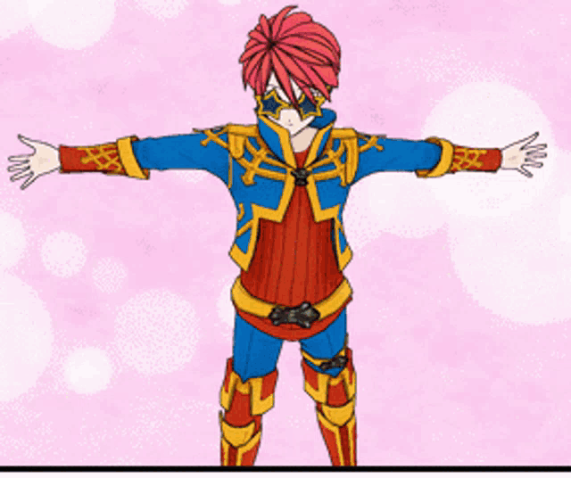 a cartoon drawing of a boy in a superhero costume