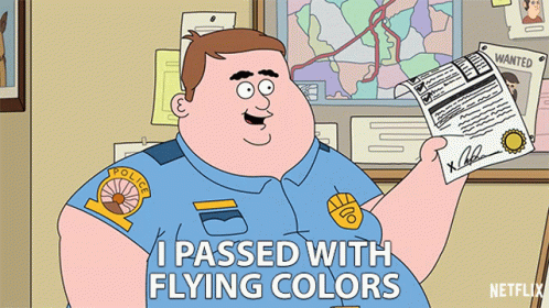 I Passed With Flying Colors Dusty Marlowe GIF - I Passed With Flying Colors Dusty Marlowe Dana Snyder GIFs