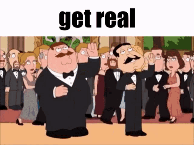 Get Real Peter Griffin GIF