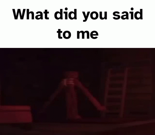 The Figure Roblox GIF - The Figure Roblox What Did You Said To Me GIFs