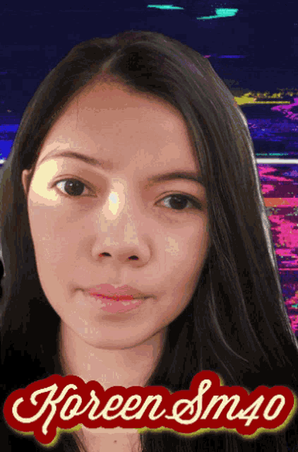 a picture of a woman with the name koreaen sm40