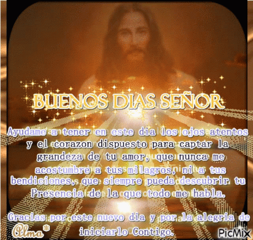 Buenos Dias Senor Jesus GIF - Buenos Dias Senor Jesus Thank You GIFs