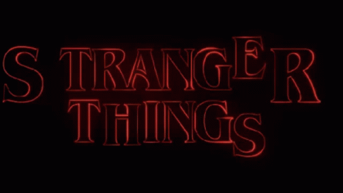 Stranger Things Logo GIF - Stranger Things Logo GIFs