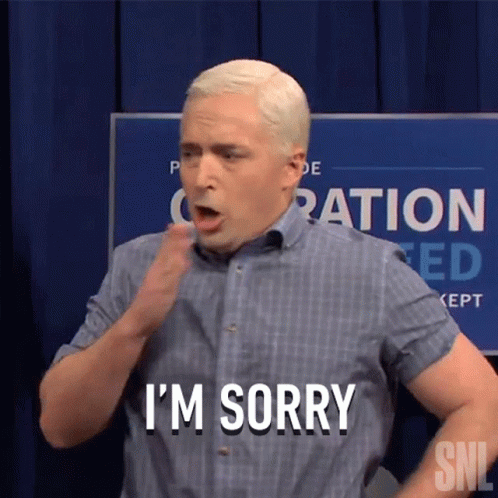 Im Sorry Mike Pence GIF - Im Sorry Mike Pence Saturday Night Live GIFs