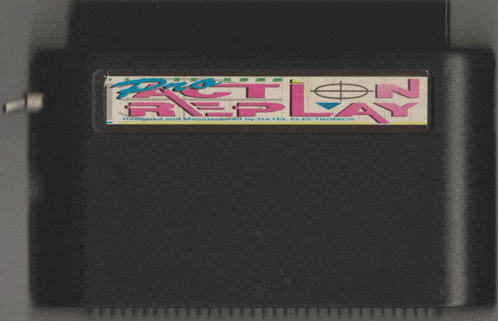 a black box with a label that says pro action replay