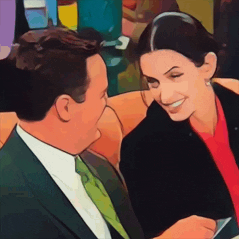 a man and a woman are sitting next to each other