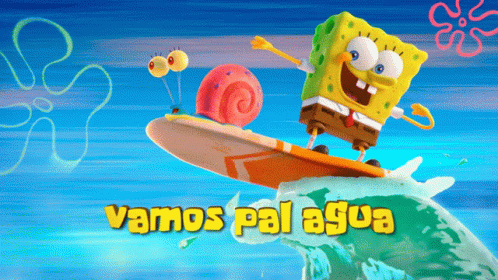 Vamos Pal Agua Que Hace Calor GIF - Vamos Pal Agua Que Hace Calor Spongebob GIFs