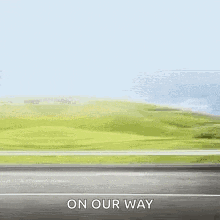 a red pot towing truck is driving down the road
